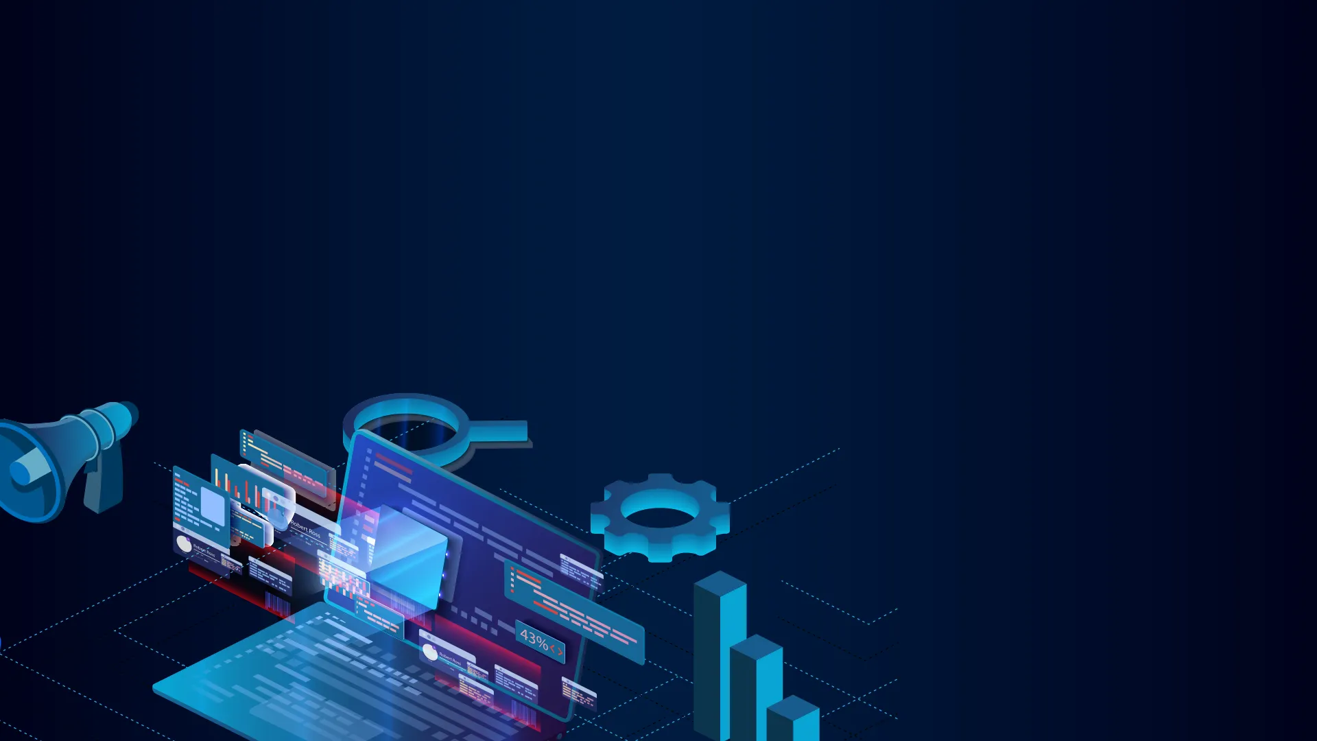 Übersicht über ein benutzerfreundliches CMS-Dashboard mit Inhaltsverwaltung.