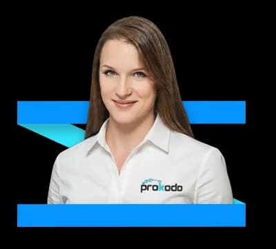 Porträt von Beatrice Bellavere, CMO von prokodo